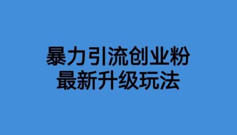 价值1980一千个野路子暴力引流最新升级玩法【揭秘】-小北视界