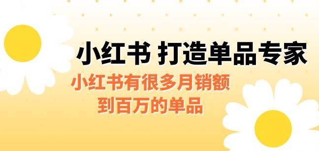 某公众号付费文章《小红书打造单品专家》小红书有很多月销额到百万的单品-小北视界