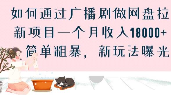 如何通过广播剧做网盘拉新项目一个月收入18000+，简单粗暴，新玩法曝光【揭秘】-小北视界