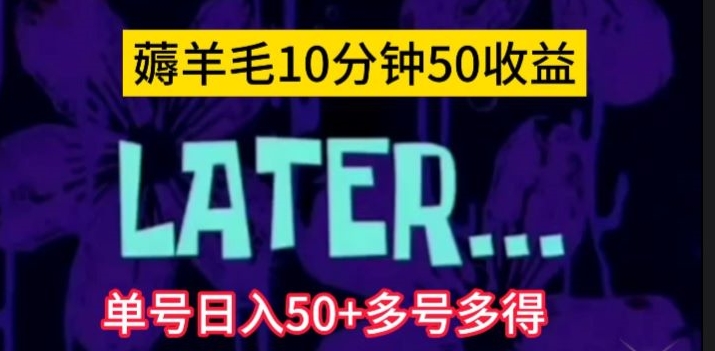 美团薅羊毛玩法，单号日入50+多号多得【仅揭秘】-小北视界