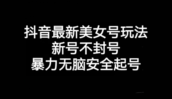 抖音最新美女号玩法，新号不封号，暴力无脑安全起号【揭秘】-小北视界