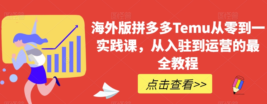 海外版拼多多Temu从零到一实践课，从入驻到运营的最全教程-小北视界