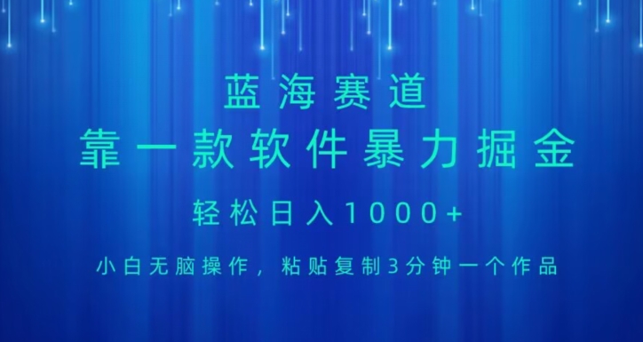 蓝海项目，靠一款软件，暴力掘金日入1000+，小白无脑操作-小北视界