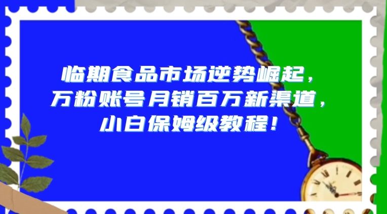 临期食品市场逆势崛起，万粉账号月销百万新渠道，小白保姆级教程【揭秘】-小北视界