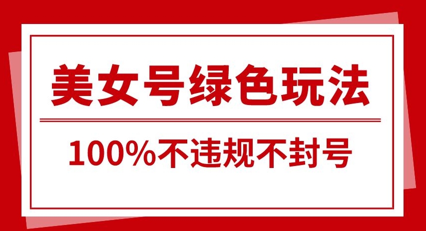 美女号引流变现新玩法，长期蓝海纯绿色，不封号不违规，每日收益500+-小北视界