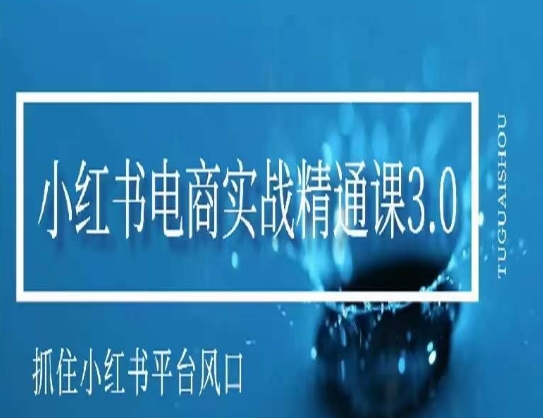 小红书电商实战精通课3.0，抓住小红书平台的风口，不错过有一个赚钱的机会-小北视界