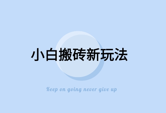 寻到大钱-全新搬砖玩法，小白也能轻松上手变现，日入500＋轻轻松松-小北视界