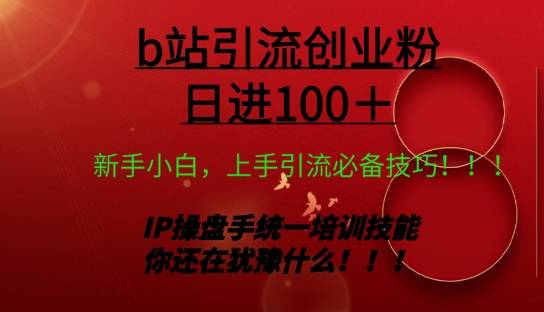 日引创业粉 100+ b 站全套打法【实操视频】-小北视界