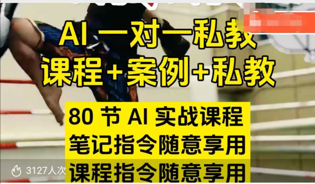 AI指令实战课，课程+案例，80节AI实战课程，笔记指令随意享用，课程指令随意享用-小北视界